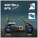 Go Kart Elettrico per Bambini 24V con Licenza Ufficiale BMW Sedile Regolabile 2 Motori 200W Drift Kart 6-12 Anni Luci LED 2 Velocità Modalità Drift (Nero