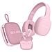 3 In 1 Cuffie Stereo /altoparlante Bluetooth /auricolari Valencia Audio Pack, Rosa - Foto miniatura 1