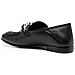 Chain Loafer Mocassino Pelle Scarpe Donna Nero Eu 36, Fw0fw06843 Bds - Foto miniatura 3