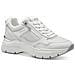 Leisure Trainers White Sneakers Pelle Scarpe Donna Bianco Eu 40, 1-23734-42 100 - Foto miniatura 1