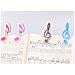 Set Di 2 Clip Per Spartiti, Fermapagina Per Libri Di Musica Per Pianoforte, Tastiera Red - Foto miniatura 5