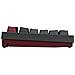 MKey TKL tastiera Gaming USB Borgogna, Grigio scuro - Foto miniatura 2