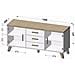 LOTTA K150 2D3D WOT+B credenza per soggiorno 2 porta /porte - Foto miniatura 4