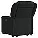 Poltrona Alzapersona Massaggiante Reclinabile Nera in Tessuto - Foto miniatura 7