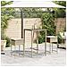 Sgabelli da Bar con Cuscini 2 pz Beige in Polyrattan - Foto miniatura 3