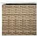 Sgabelli da Bar con Cuscini 2 pz Beige in Polyrattan - Foto miniatura 8