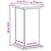 Supporto per Piante Rovere Nero 33x33x60 cm Legno Ingegnerizzato - Foto miniatura 9
