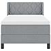 Letto box spring con materasso Grigio chiaro 90 x 200 cm - Foto miniatura 8
