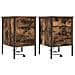 Mobiletti da Notte 2 pcs Rovere fumo 42 x 41 x 61 cm - Foto miniatura 1