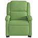 Poltrona Alzapersona Reclinabile Elettrica Verde Chiaro Velluto - Foto miniatura 8