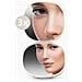Viva Specchio Compatto 2 In 1 Ingrandimento 3x Specchio Normale E Da Trucco Con Cinturino In Silicone Chiusura Magnetica 8.5 X 8 X 2 Cm Colore Shell - Foto miniatura 6