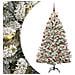 Albero di Natale artificiale con 300 LED Verde e Bianco 180 cm - Foto miniatura 1