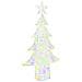Albero di Natale con 240 LED Multicolore 180 cm Acrilico - Foto miniatura 1