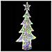 Albero di Natale con 240 LED Multicolore 180 cm Acrilico - Foto miniatura 3