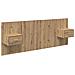 Testata con Comodino 3 pcs Rovere artigianale Legno multistrato - Foto miniatura 1