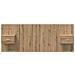 Testata con Comodino 3 pcs Rovere artigianale Legno multistrato - Foto miniatura 7