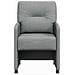 Sedie da Pranzo con Ruote 2 pcs Grigio chiaro 57 x 67 x 95 cm - Foto miniatura 4