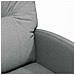 Sedie da Pranzo con Ruote 2 pcs Grigio chiaro 57 x 67 x 95 cm - Foto miniatura 7