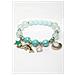 Braccialetti con Perle Colorate e Charm - Foto miniatura 1