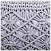 Puf In Cotone Intrecciato Grigio 45x45x40h - Foto miniatura 3