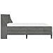 Struttura letto con materasso Grigio scuro 200 x 200 cm Velluto - Foto miniatura 7