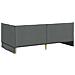 Struttura Letto Angolare con Materasso 2 pcs Grigio Velluto - Foto miniatura 9