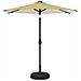 Parasol da Giardino con Luci LED 230 x 230 cm Poliestere - Foto miniatura 1