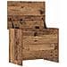 Cassa di stoccaggio Legno antico 60 x 40 x 50 cm - Foto miniatura 3