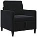 Divano con Storage Nero 72 x 78 x 87 cm Poliestere - Foto miniatura 1