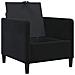 Divano con Storage Nero 72 x 78 x 87 cm Poliestere - Foto miniatura 4