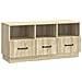 Mobile TV Rovere Sonoma 102 x 34,5 x 47 cm Legno ingegnerizzato - Foto miniatura 1