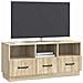 Mobile TV Rovere Sonoma 102 x 34,5 x 47 cm Legno ingegnerizzato - Foto miniatura 2