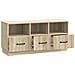 Mobile TV Rovere Sonoma 102 x 34,5 x 47 cm Legno ingegnerizzato - Foto miniatura 3