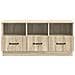 Mobile TV Rovere Sonoma 102 x 34,5 x 47 cm Legno ingegnerizzato - Foto miniatura 4