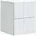 Mobiletto da notte a muro 2 pcs Bianco 33 x 34,5 x 40 cm - Foto miniatura 3