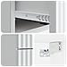 Mobiletto da notte a muro 2 pcs Bianco 33 x 34,5 x 40 cm - Foto miniatura 8