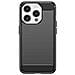 Custodia In Carbonio Flessibile Per Iphone 15 Pro - Nera - Foto miniatura 5