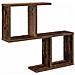Scaffale da parete Legno antico 60 x 12 x 50,5 cm - Foto miniatura 1