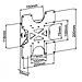 ICA-LCD 113-BK Supporto a Parete per Schermi LED / LCD / PLASMA 17-37'' Portata Max 35Kg - Foto miniatura 8