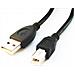Cavo USB 2.0 A / B M / M 3.0 mt nero, polybag - Foto miniatura 2