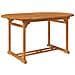 Set da Pranzo per Esterni 7 pz in Legno con Tavolo Estensibile - Foto miniatura 4