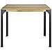 Tavolo da bar Bristol stile industriale vintage 80x120x108h. cm - Foto miniatura 1