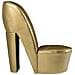 Poltrona A Forma Di Scarpa Con Tacco In Similpelle Oro - Foto miniatura 2