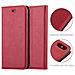 Custodia Compatibile Con Apple Iphone Xs Max In Rosso Mela - Coperchio Protettiva Con Chiusura Magnetica, Funzione Stand E Tasca Per Le Carte - Foto miniatura 6