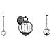 Lampada A Sospensione Per Esterni, 3x60w / e14 Vandalia Kl / vandalia8 / l - Foto miniatura 3