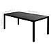 Set Da Pranzo Da Giardino 7 Pz In Rattan Pvc Nero - Foto miniatura 7