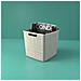 Cube Cestino In Juta 17 L - Beige - Foto miniatura 1