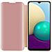 Custodia Compatibile Con Samsung Galaxy A02 / M02 In Kunzit Rosa - Clear View Specchio Coperchio Protettivo Con Funzione Di Supporto Protezione A 360 Gradi - Foto miniatura 3