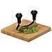 Tagliere Per Erbe In Bambù + Tritatutto - Foto miniatura 4