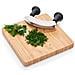 Tagliere Per Erbe In Bambù + Tritatutto - Foto miniatura 3